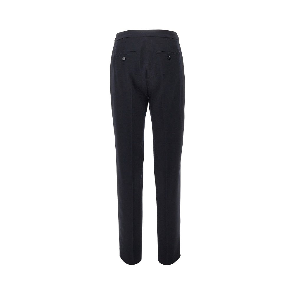stretch wool tailored pants