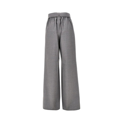 MAX MARA 40 wool parachute pants with belt