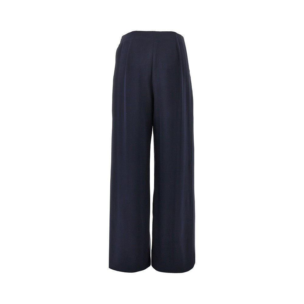 MAX MARA 44 stretch silk wide pants