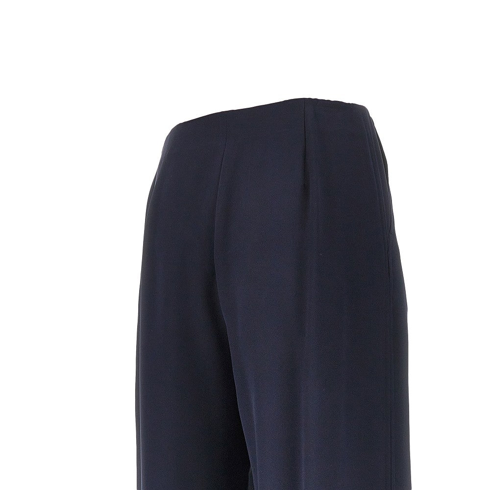 MAX MARA 44 stretch silk wide pants