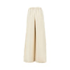 linen and silk wide leg pants