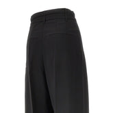 SPORTMAX 40 wide leg wool pants with darts