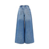 wide leg jeans with elasticated waist