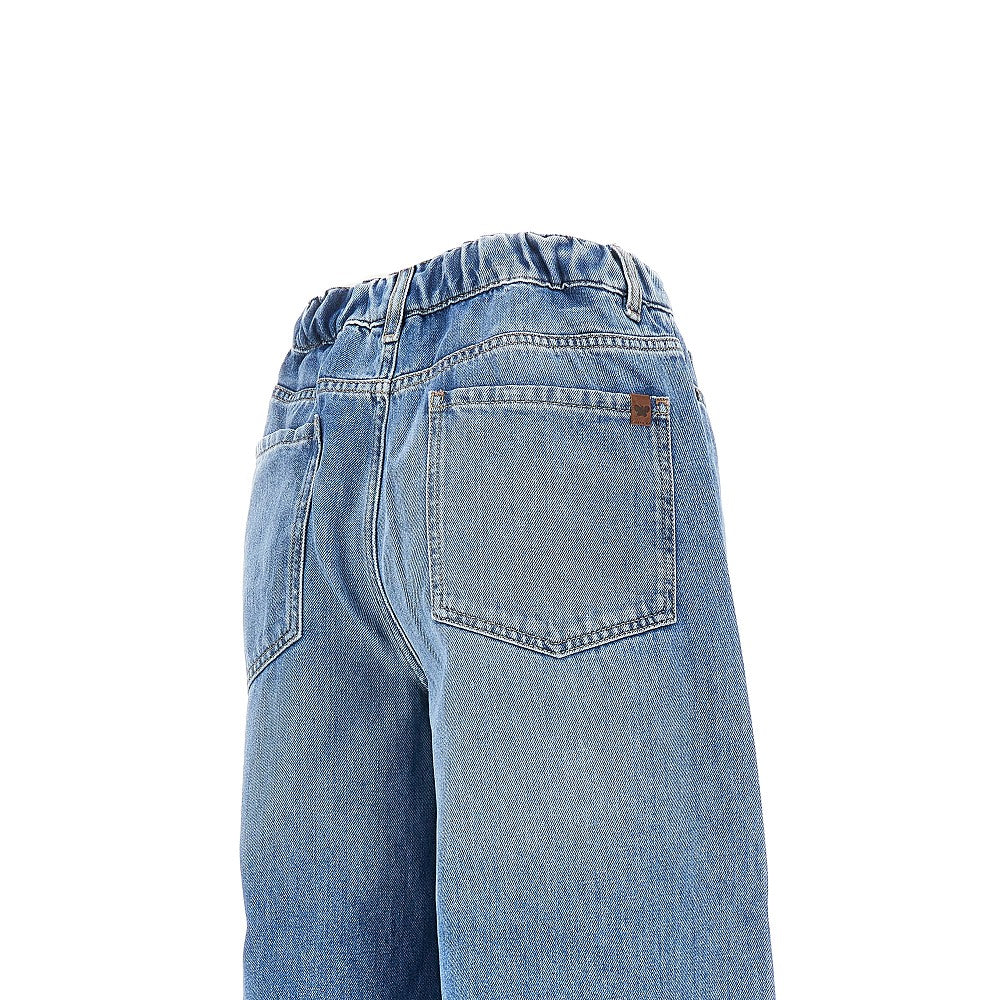 wide leg jeans with elasticated waist