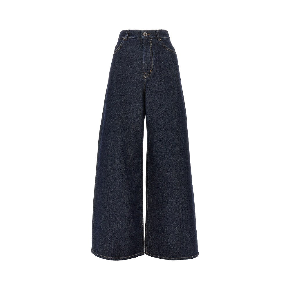 MAX MARA WEEKEND 38 cotton denim wide-leg jeans