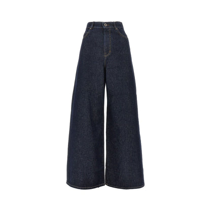 MAX MARA WEEKEND 38 cotton denim wide-leg jeans