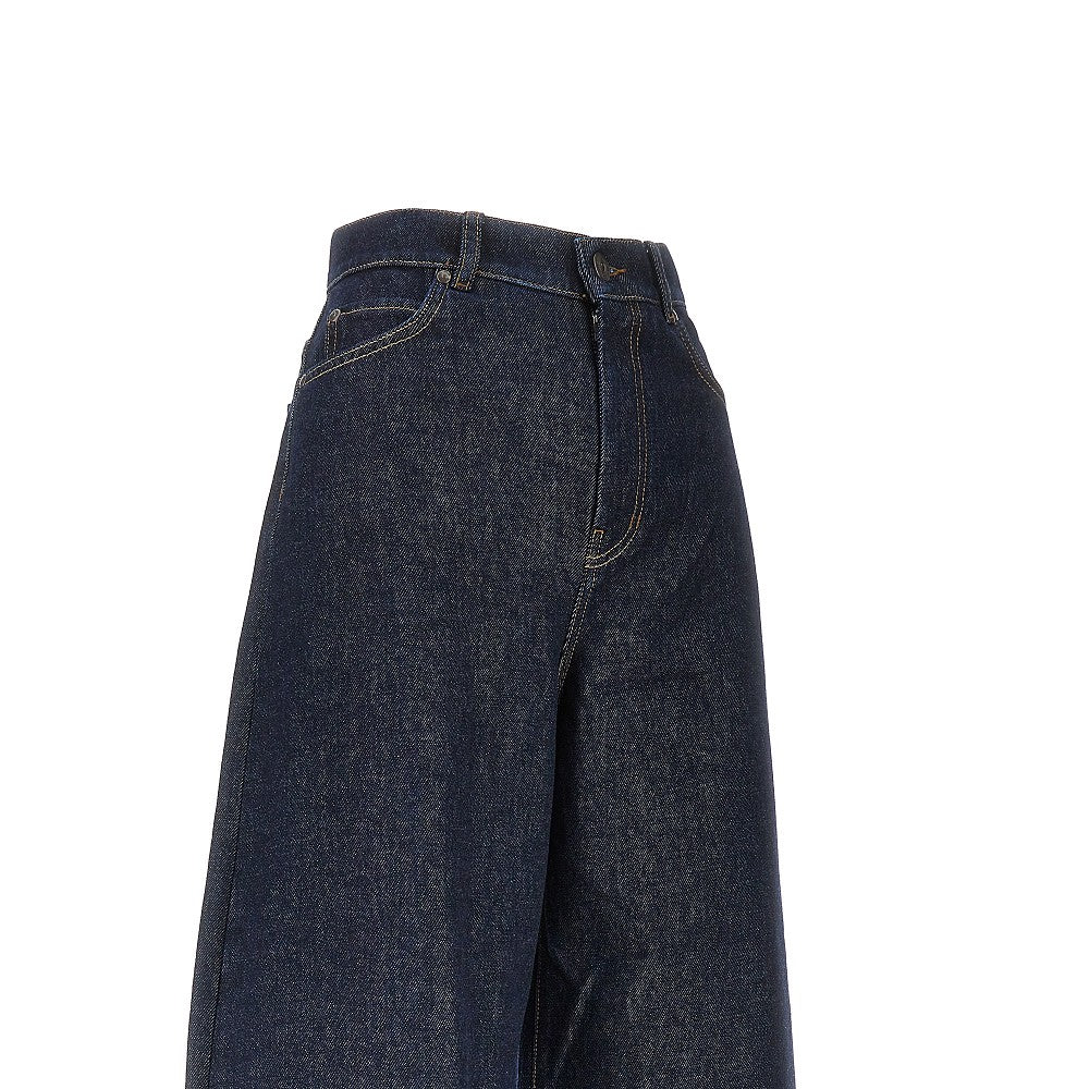 MAX MARA WEEKEND 38 cotton denim wide-leg jeans