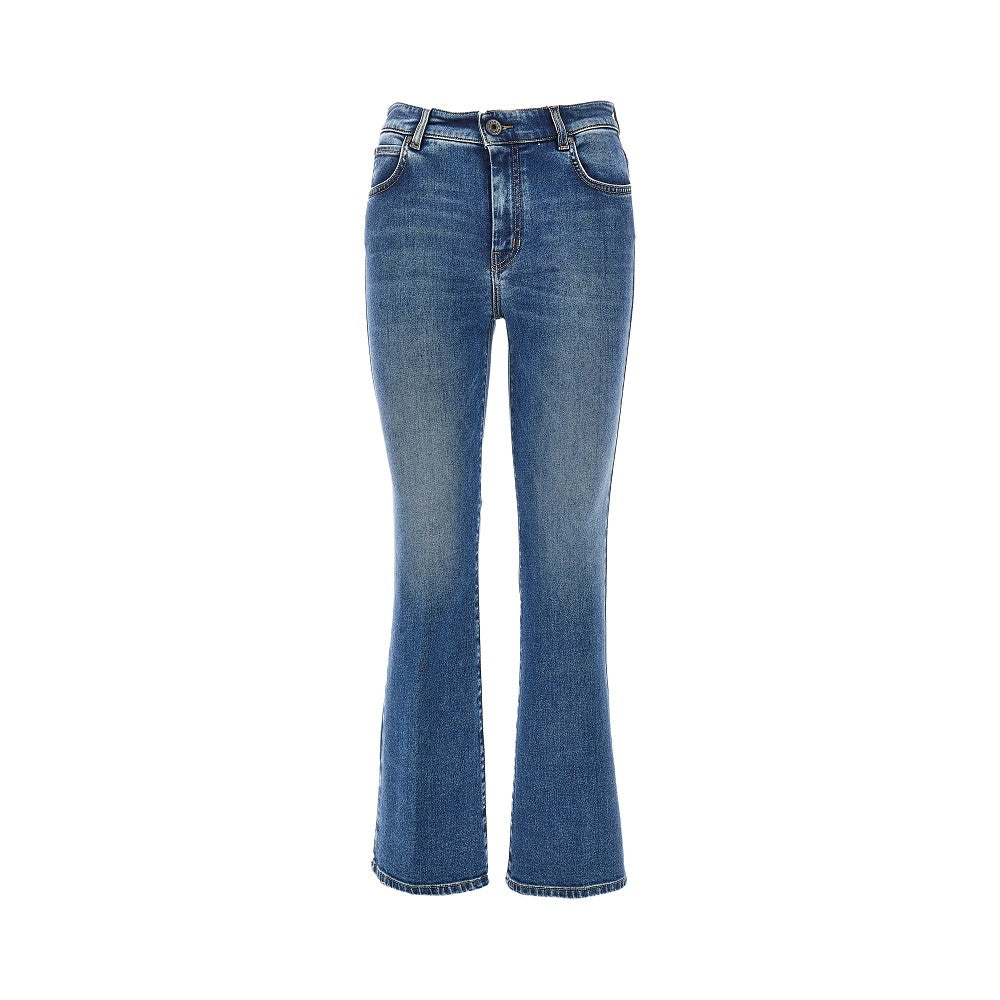 MAX MARA WEEKEND 38 stretch denim cropped jeans
