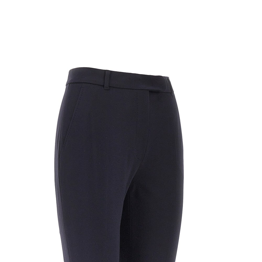 stretch jersey cigarette pants