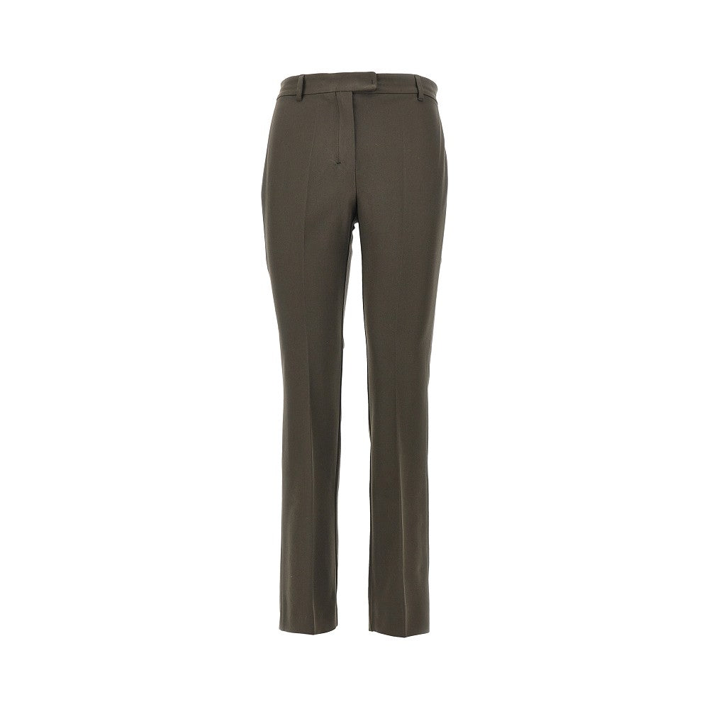 MAX MARA S 40 cotton and viscosa cropped pants