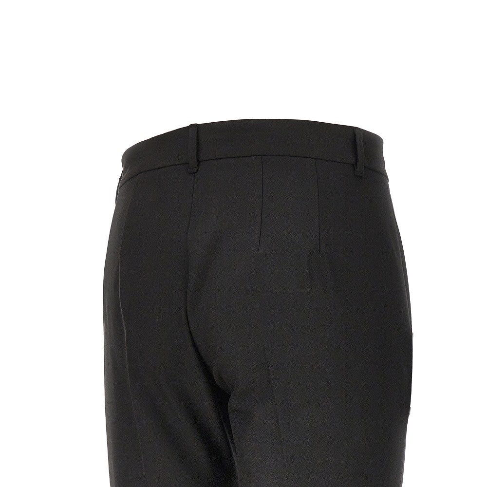 cotton and viscosa cropped pants