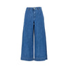 cotton and linen denim pants