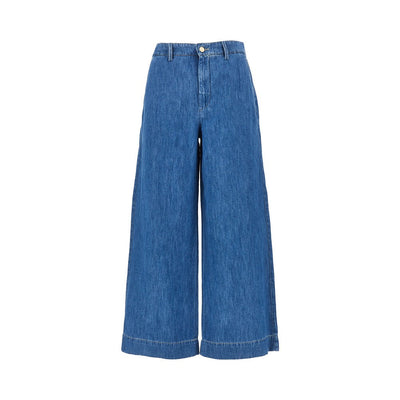 cotton and linen denim pants