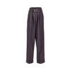 gabardine pants with belt