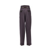 gabardine pants with belt