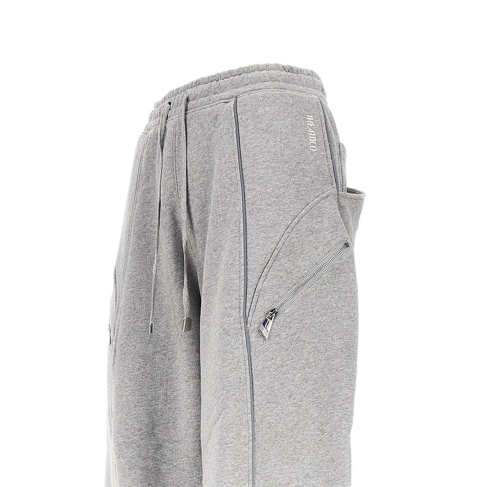 mélange cotton jogging pants