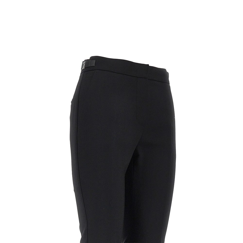 MAX MARA 40 stretch wool canvas cropped pants