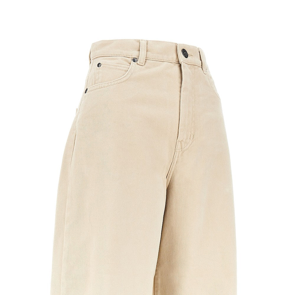 MAX MARA WEEKEND 38 barrel leg drill pants