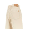 barrel leg drill pants