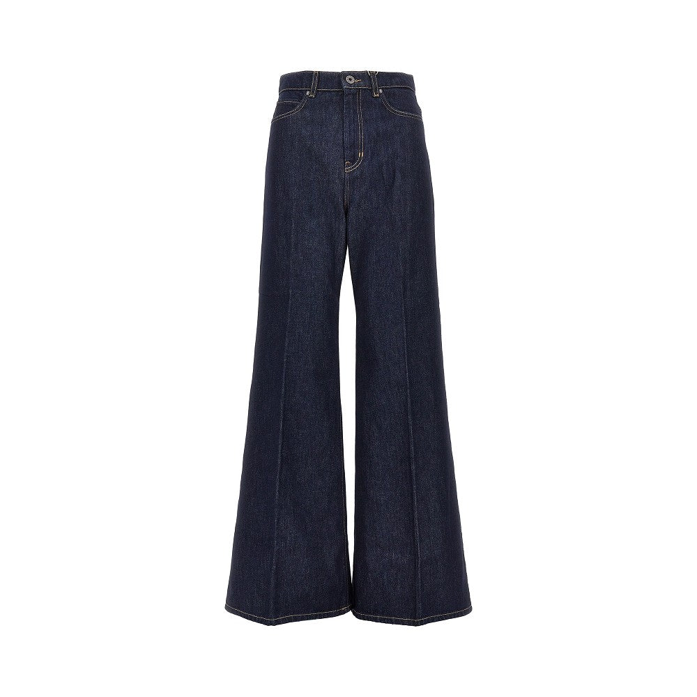 MAX MARA WEEKEND 38 cotton denim wide-leg jeans