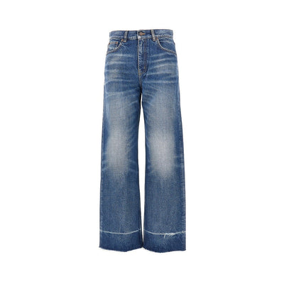raw-cut hem jeans