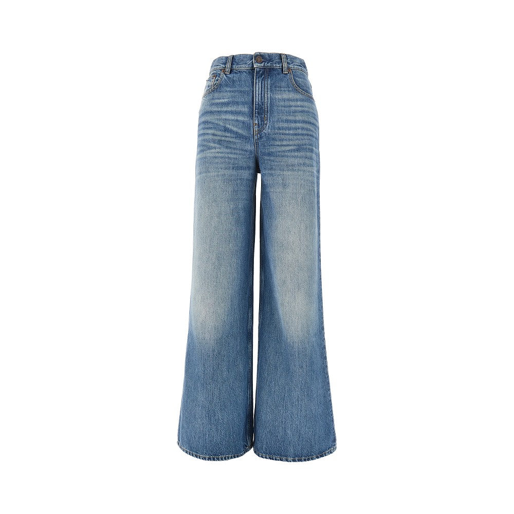 wide-leg jeans