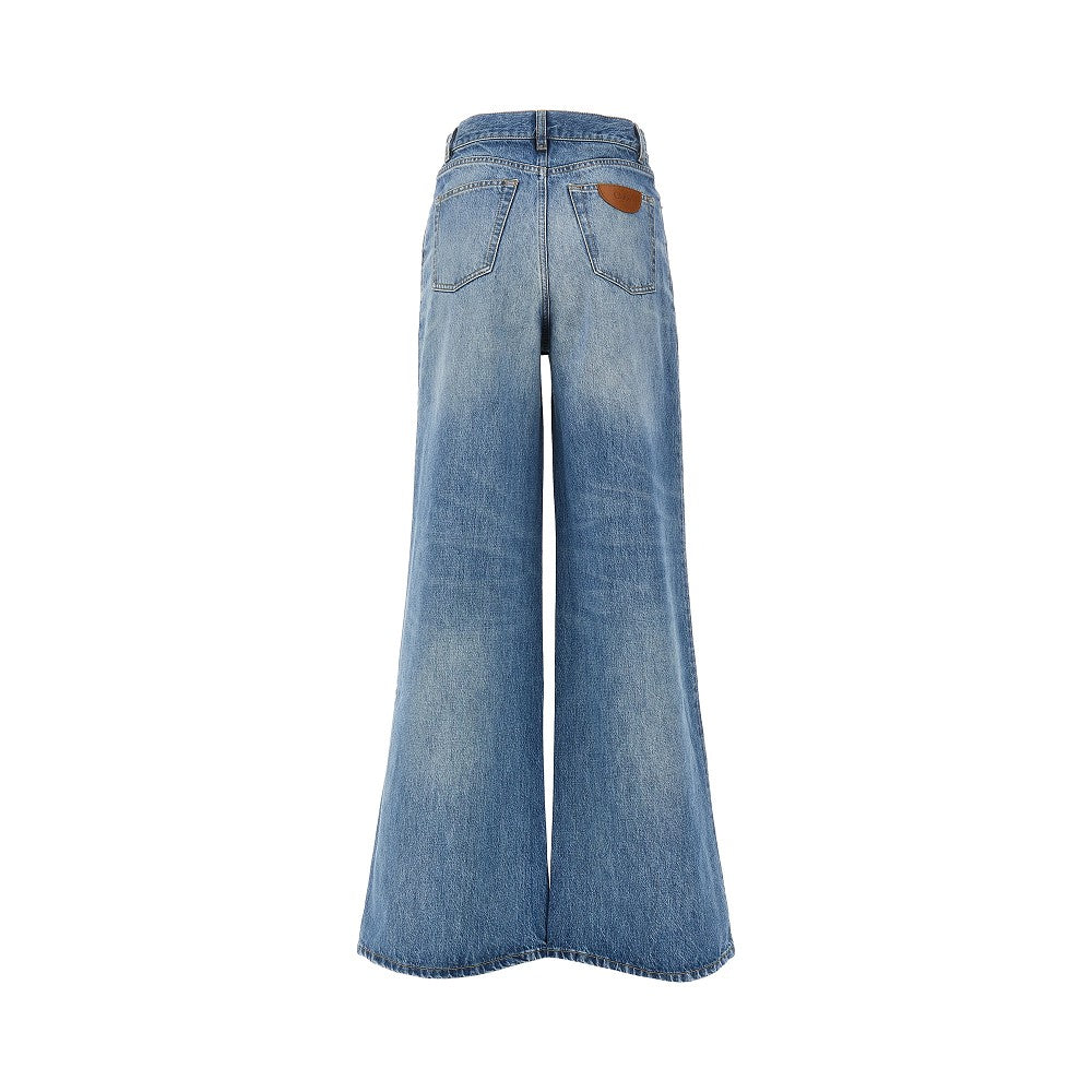 wide-leg jeans