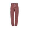 tapered leg high-rise jeans
