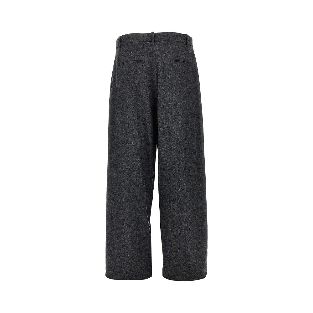 august pleated flannel pants