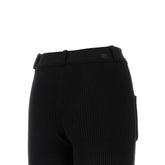 COURREGES M ribbed knit flared pants