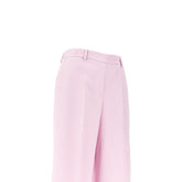 MSGM 40 canvas wide leg tailored pants