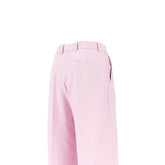 MSGM 40 canvas wide leg tailored pants