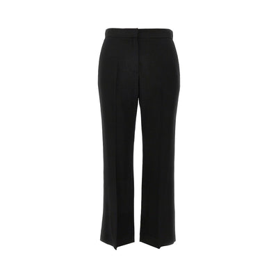 canvas cropped straight leg pants