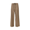single pleat wool pants
