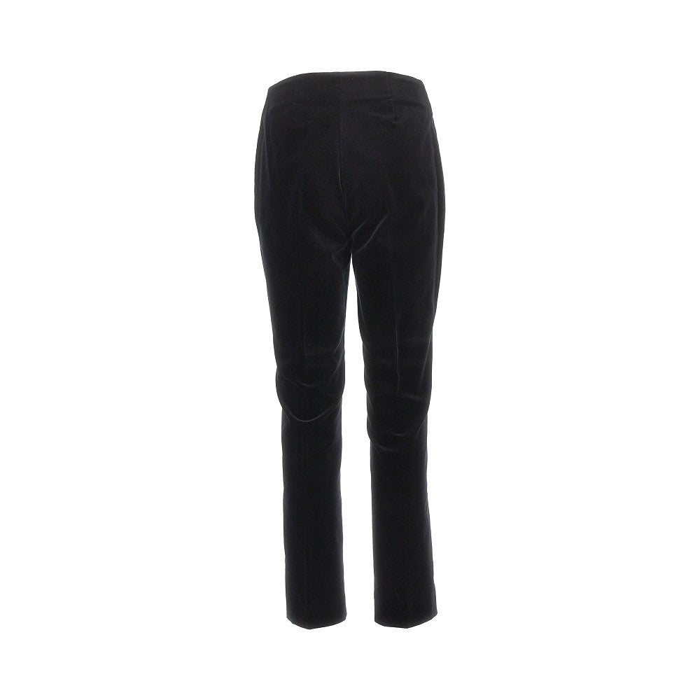 velvet cigarette pants