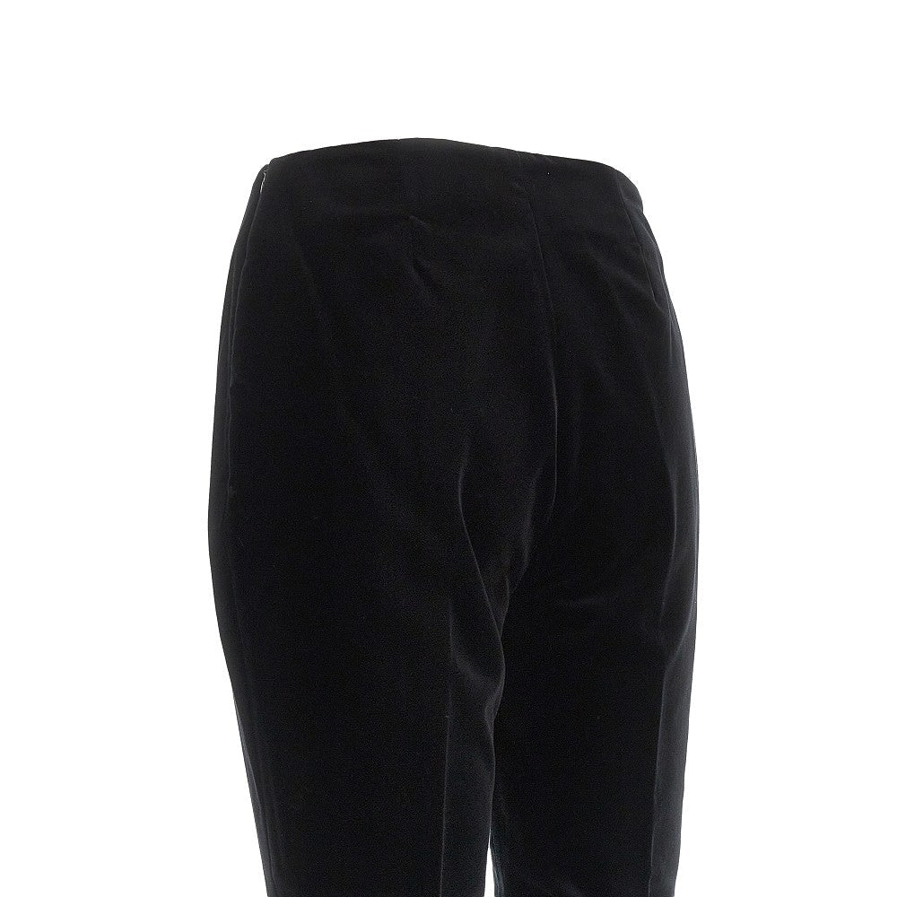velvet cigarette pants