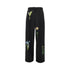 STELLA MCCARTNEY 44 wool pants with embroidered flowers