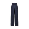 tailored pants with press-studs