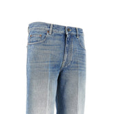 VALENTINO 30 cuffed-effect straight jeans