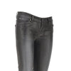 coated denim y2k skinny pants