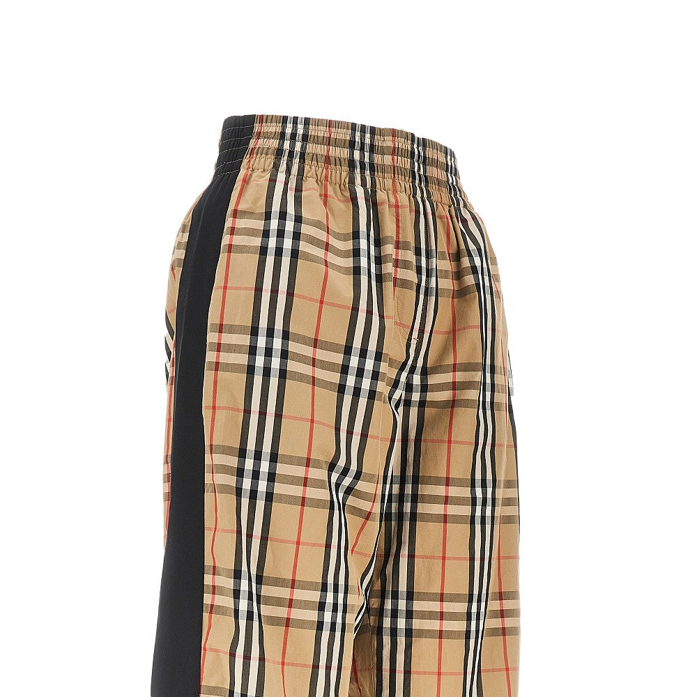 BURBERRY 8 check cotton pants