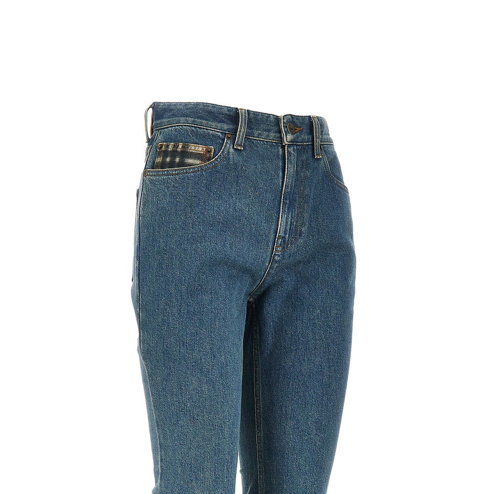 stretch denim bootcut jeans