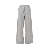 BURBERRY XS wide leg sweatpants with check details