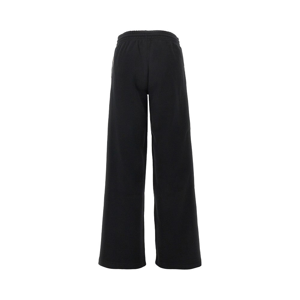 sweatpants with check trimmings