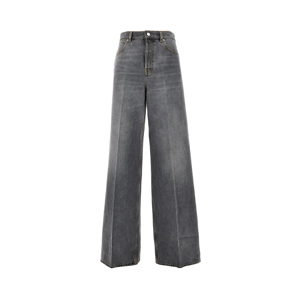 wide leg loose fit jeans