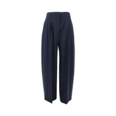 ALEXANDER MCQUEEN 42 wide leg wool pants with darts