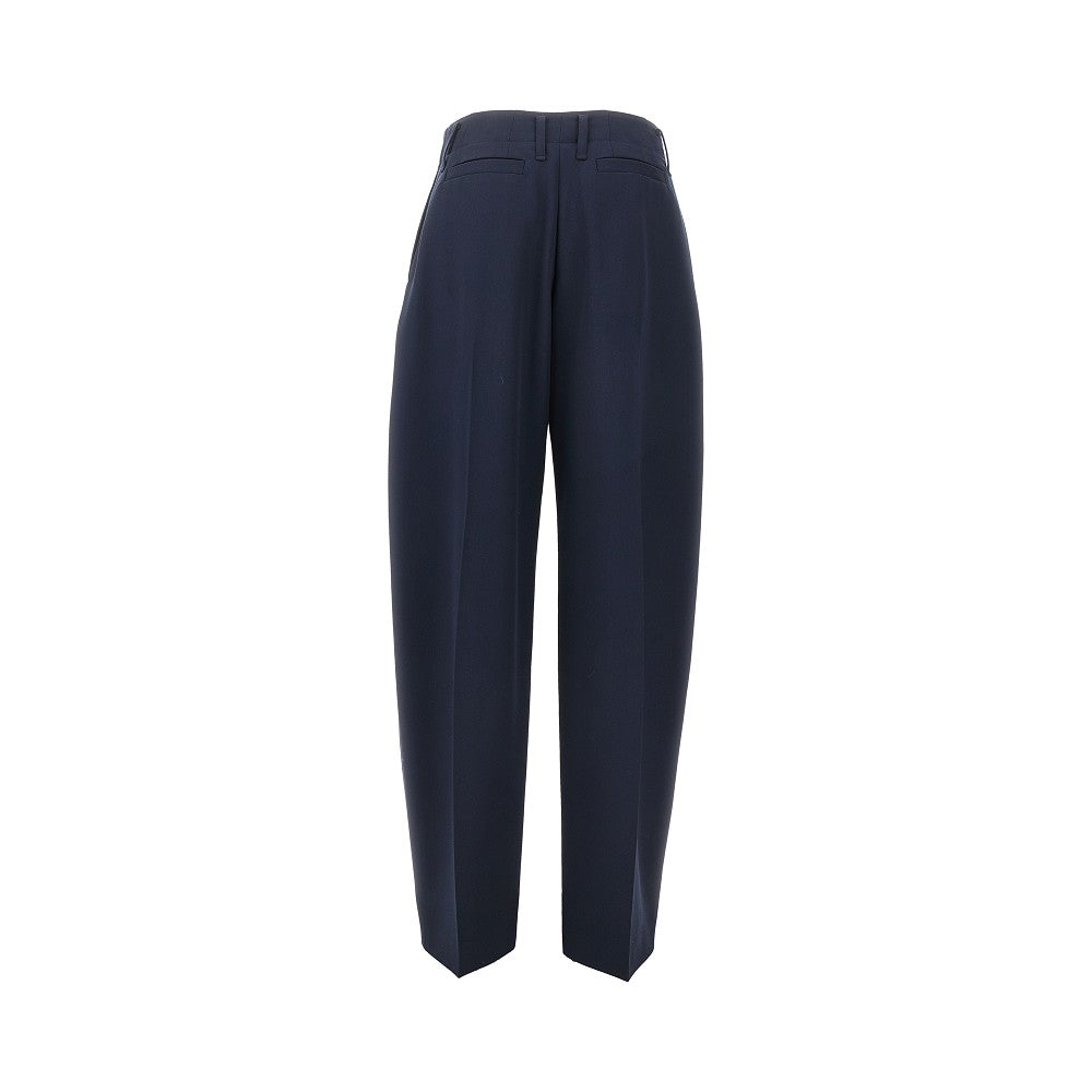 ALEXANDER MCQUEEN 42 wide leg wool pants with darts
