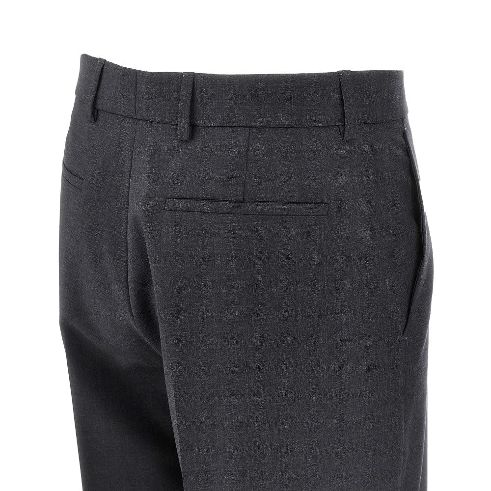 GUCCI 48 loose fit wool pants