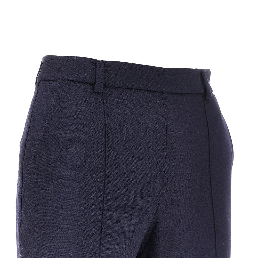 GUCCI 40 stretch wool and silk-blend pants