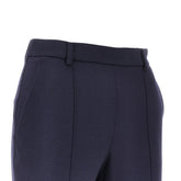 GUCCI 40 stretch wool and silk-blend pants